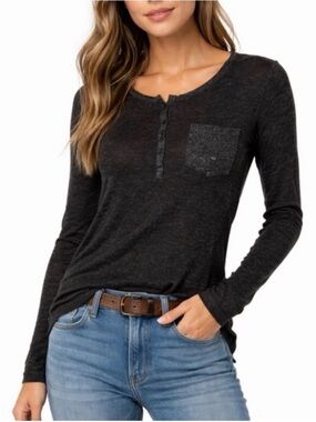 Rails Henley Top Size Medium